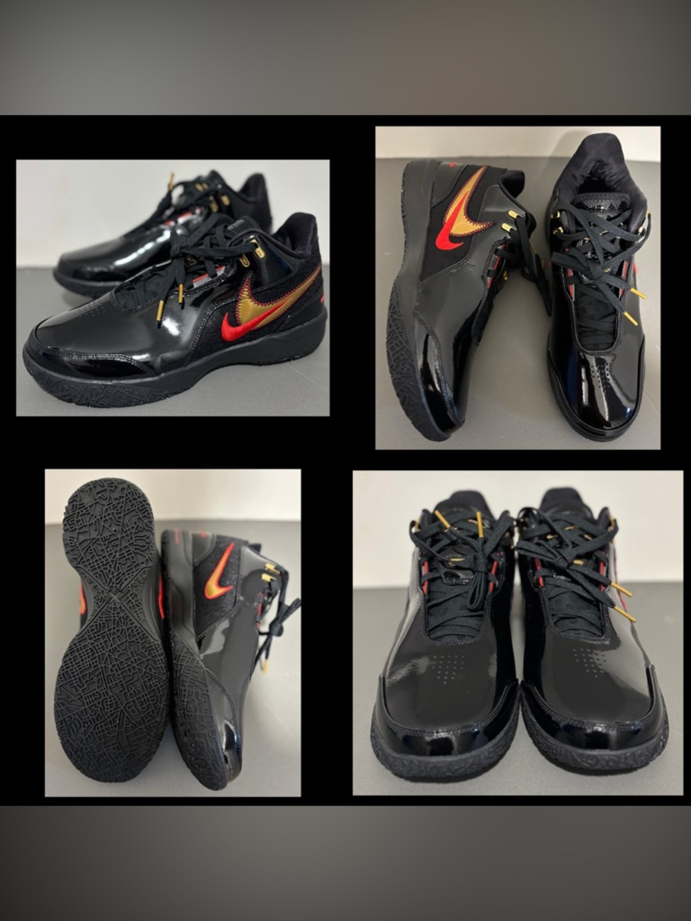 Nike Zoom LeBron NXXT Gen Amped Black Metallic Gold Red Men’s Sz 11.5 NEW NO BOX